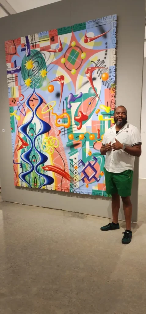oversized fine art installation and gallery logistics